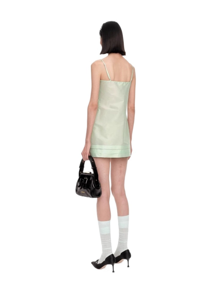 Hollow Bow Tie Strap Dress - CHINASQUAD