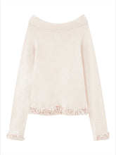 High-End Wool Off-shoulder Knit  - CHINASQUAD