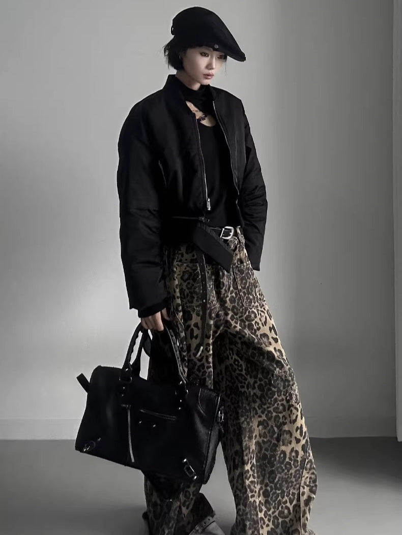 Embroidered Washed Utility Forward Cap