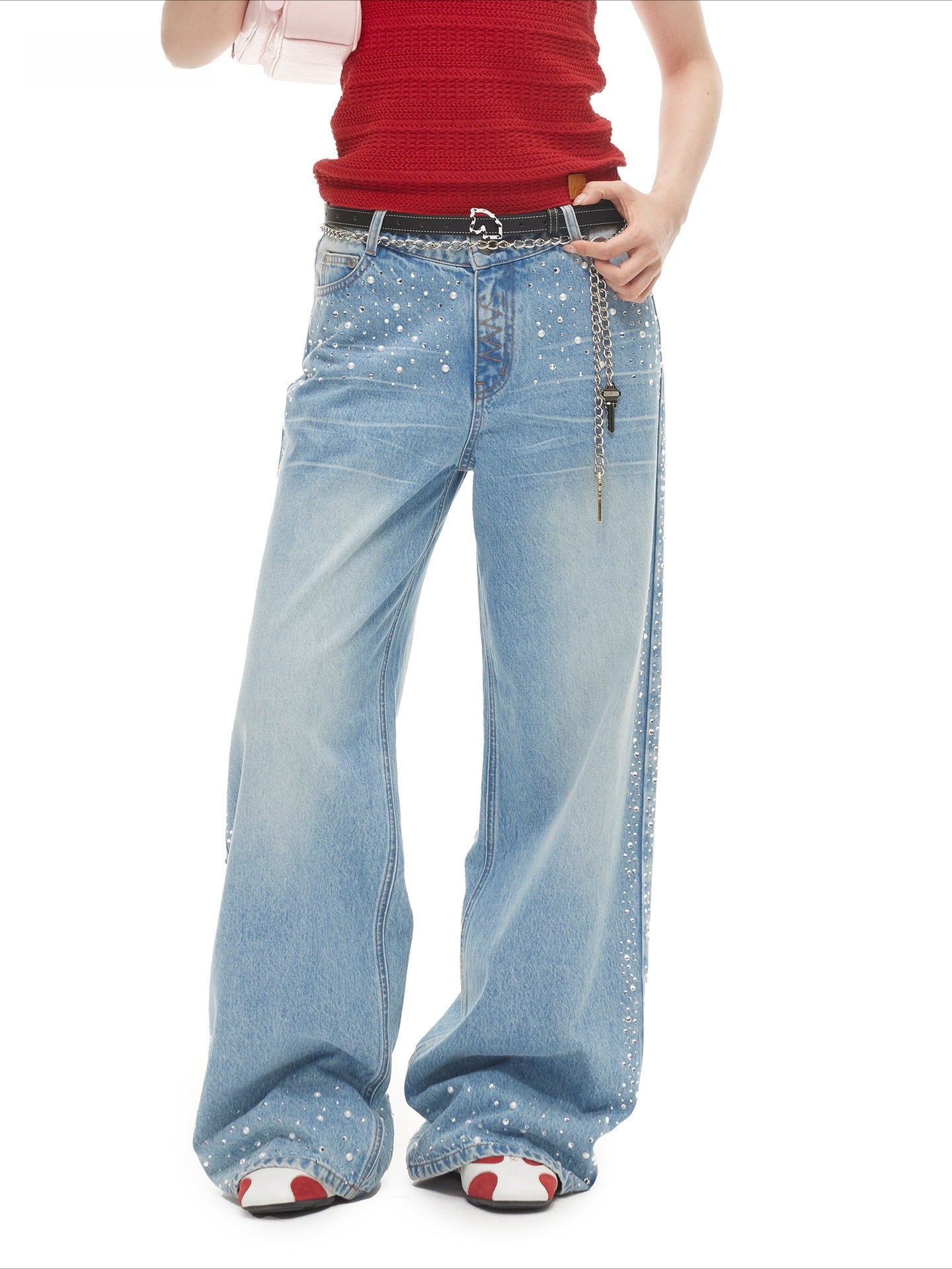 Montaigne Horseshoe Buckle Leather Belt