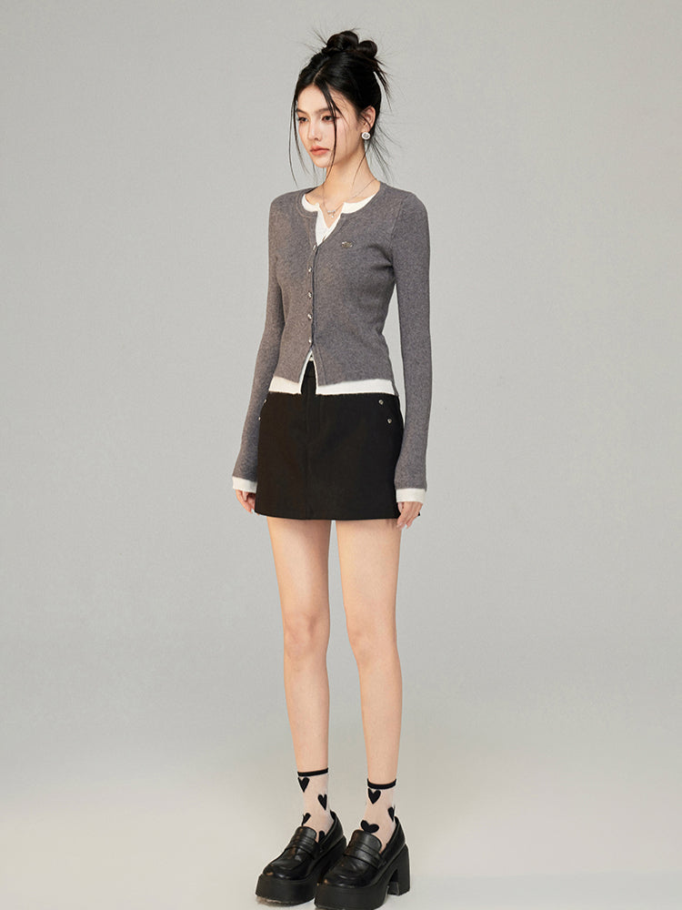 Color-blocked Knit Top - CHINASQUAD