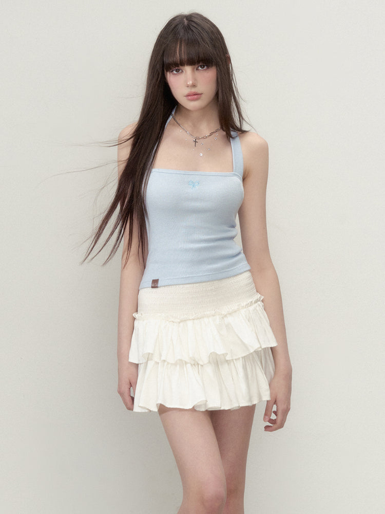 Wrinkled Convertible Cake Skirt - CHINASQUAD