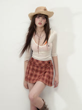 Knit V-neck 5/6 Sleeve T-shirt - CHINASQUAD