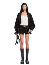 Hollow-out Square Neck Knit Tank Top - CHINASQUAD