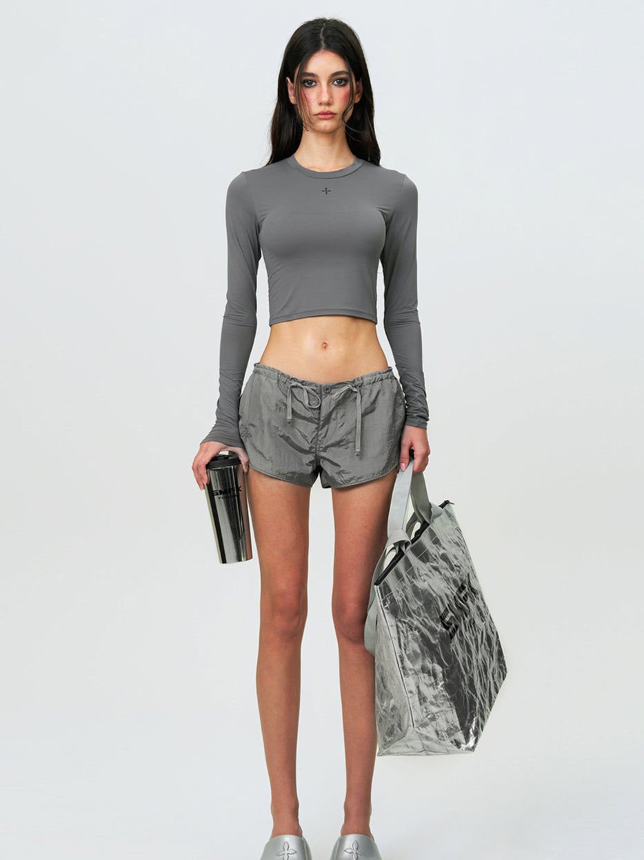 Ancient Myth Alloy Skin Low-Waist Jogging Shorts - CHINASQUAD