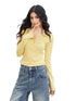 Lace Hollow Knit Cardigan - CHINASQUAD