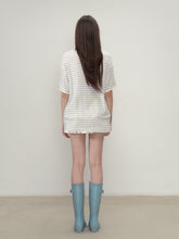 Floral Print Round Neck Short-Sleeve T-shirt  - CHINASQUAD