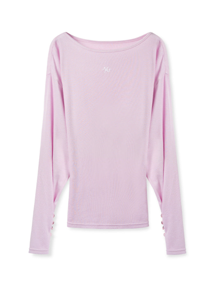 Asymmetric Shoulder Multi-way Wear Elastic T-Shirt - CHINASQUAD