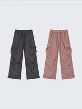 Mesh Pocket Cargo Wide-Leg Pants - CHINASQUAD