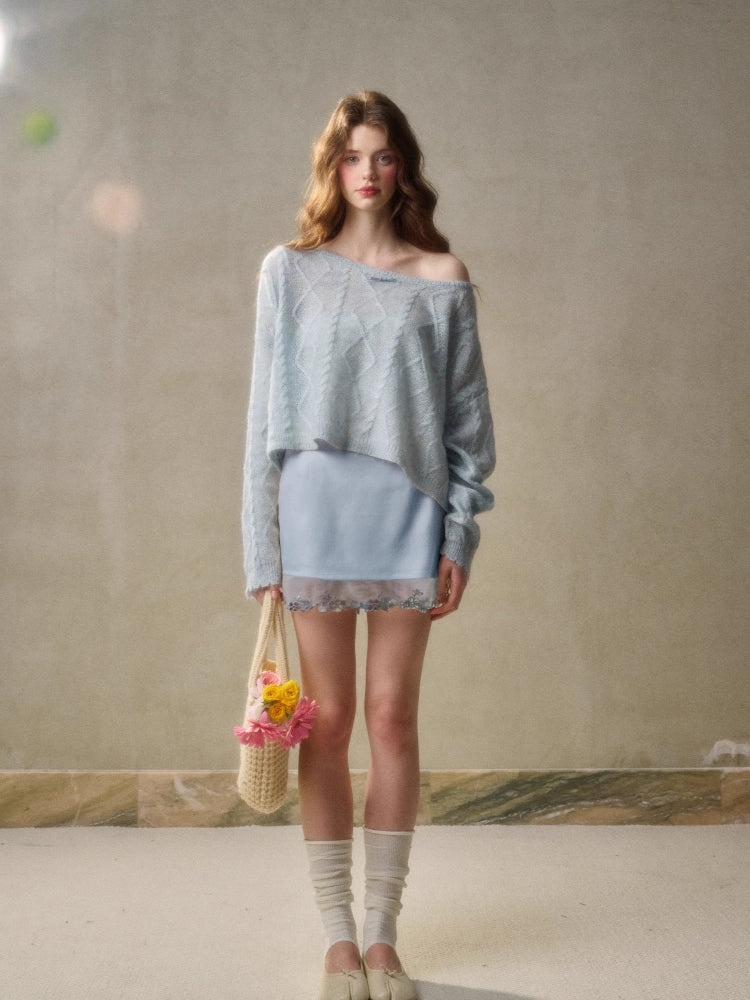 Flower Fairy Embroidered Skirt - CHINASQUAD