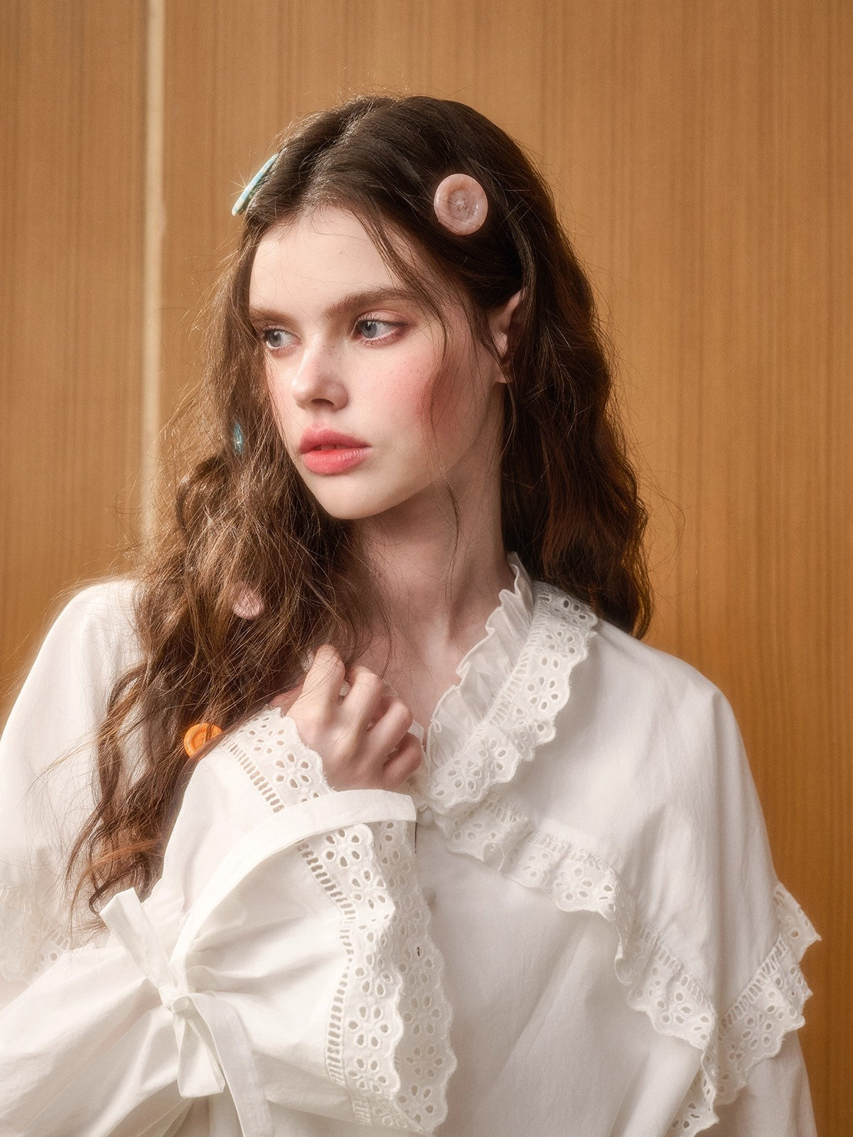 Soft Cloud Organic Cotton Embroidered Dress