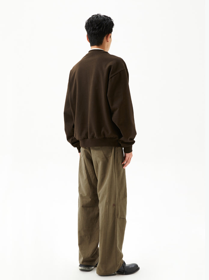 Sports Patchwork Collar Sweatshirt - CHINASQUAD