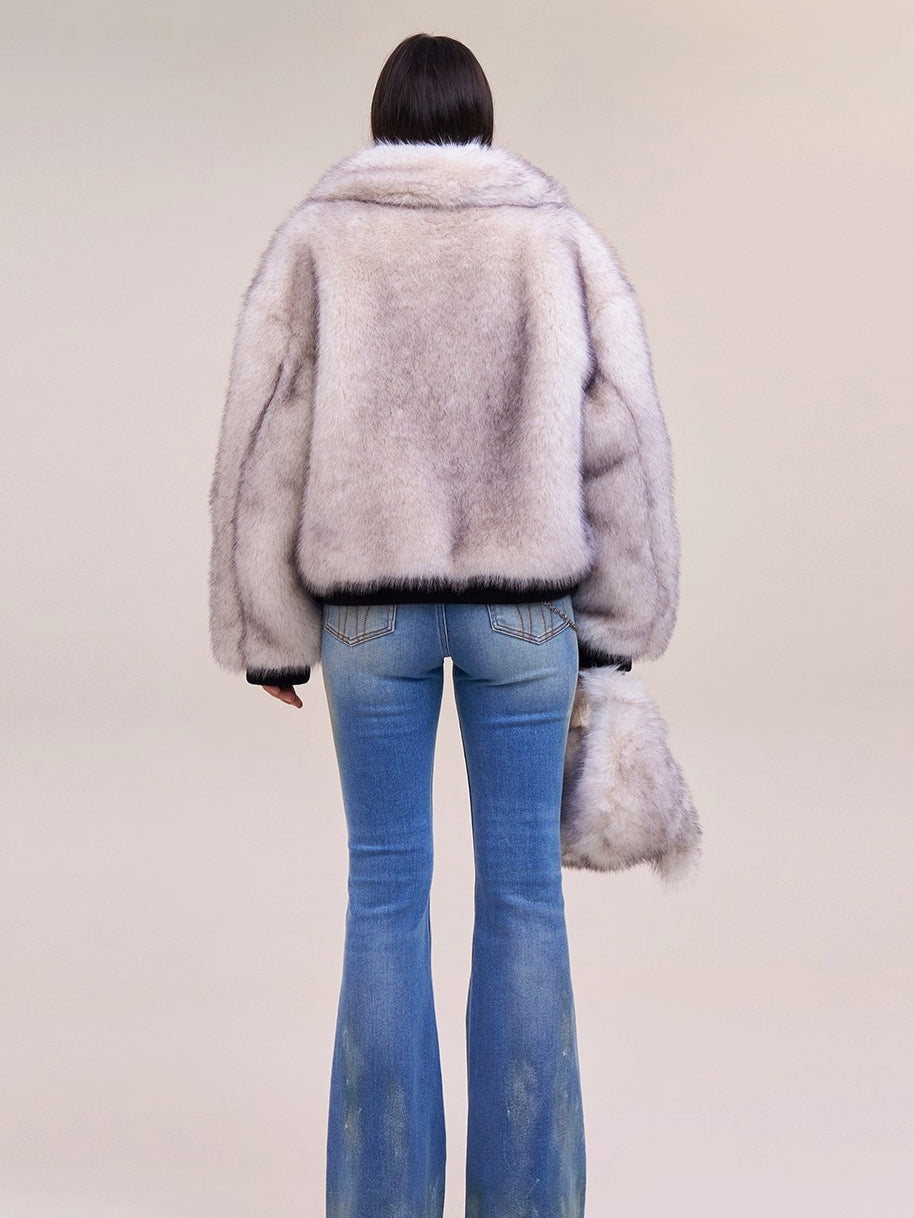 Arctic Cross Faux Fur Jacket