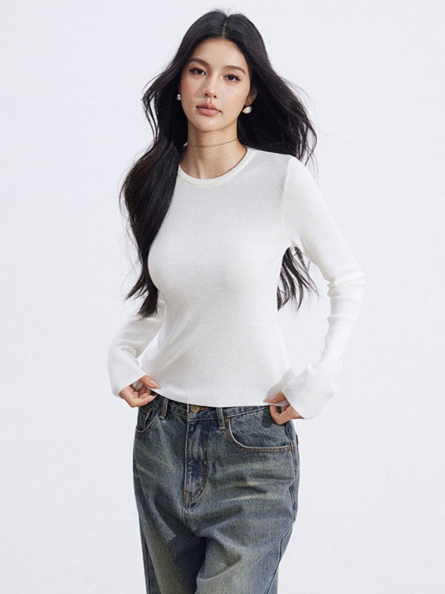 Knit Camisole and Inner Top Two-Piece Set