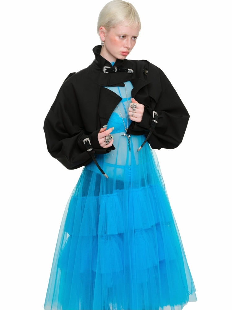 Ultra Short Trench Coat - CHINASQUAD