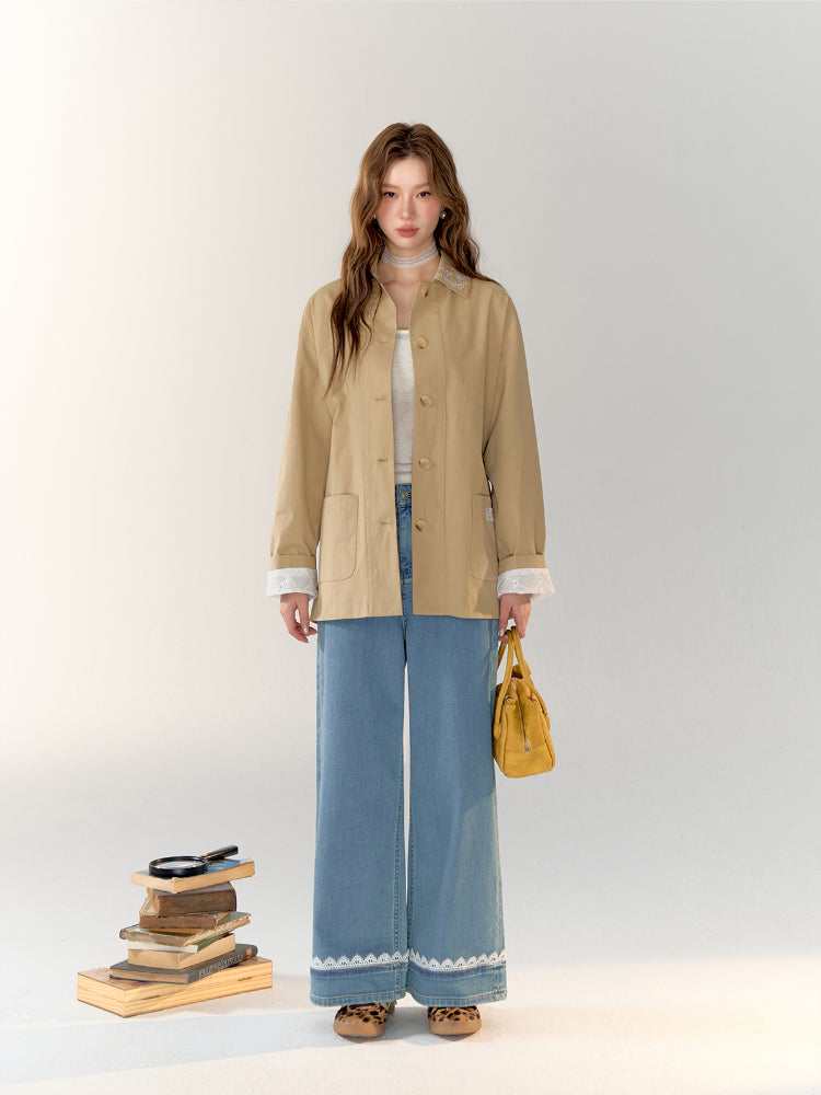 Lace Patchwork Jacket - CHINASQUAD