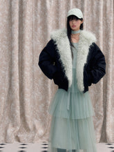 Eco-friendly Fur Splicing One-piece Coat - CHINASQUAD