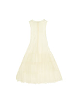 Mesh Panel Midi Dress - CHINASQUAD