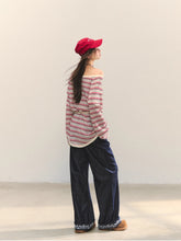 Multi-wear Striped Knit Top - CHINASQUAD