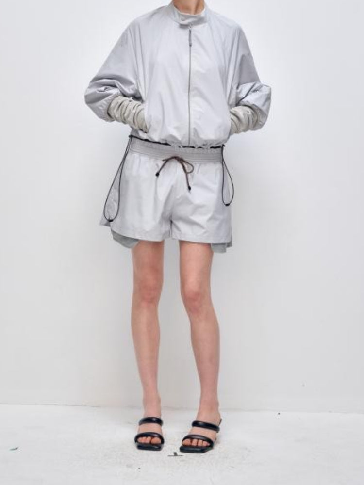 Color Block Outdoor Sports Jacket & Shorts Set - CHINASQUAD