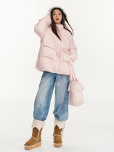 White Duck Down Hooded Jacket - CHINASQUAD
