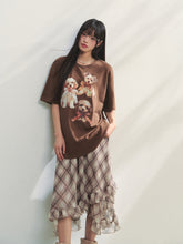 Irregular Ruffle  Top & Midi Skirt Set - CHINASQUAD