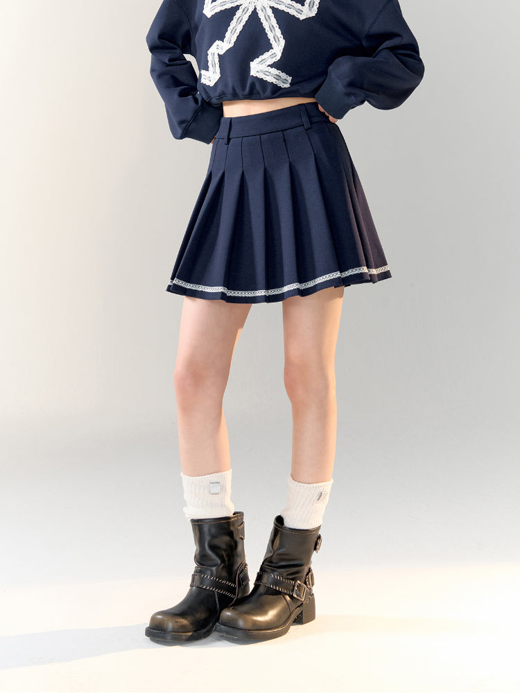 Lace Bow Skirt - CHINASQUAD