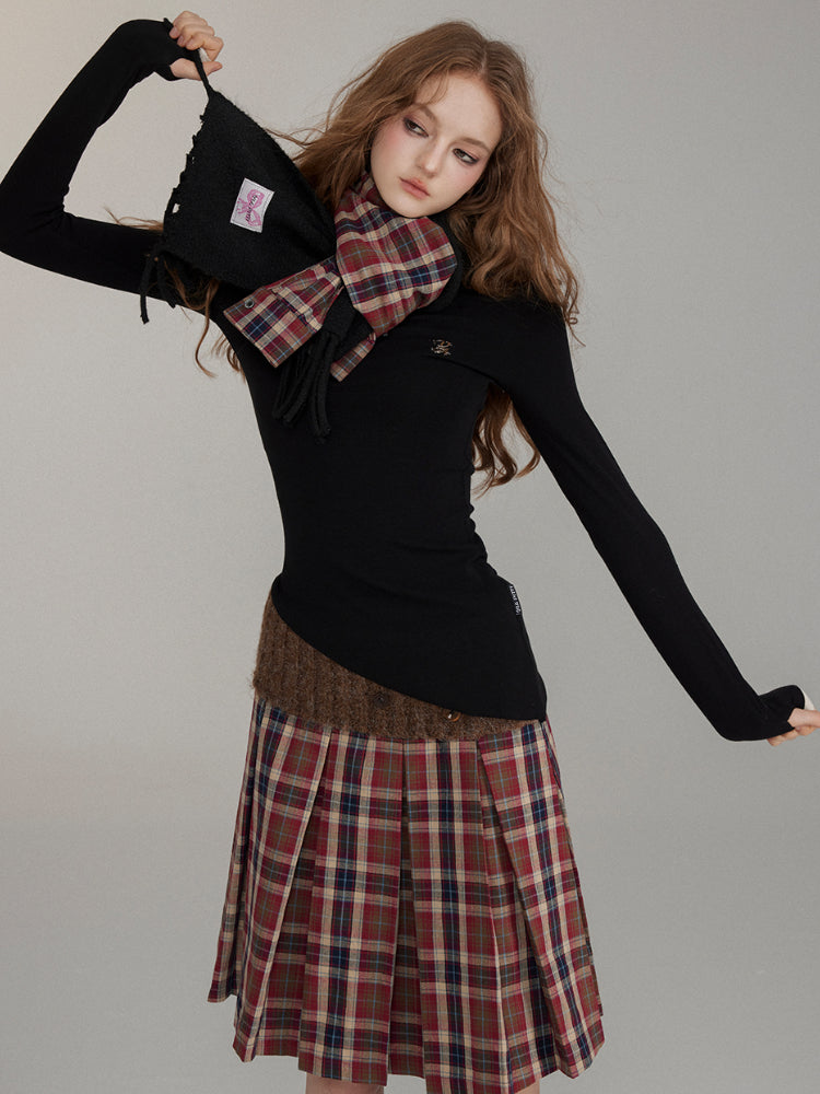 Irregular Patchwork Blouse - CHINASQUAD