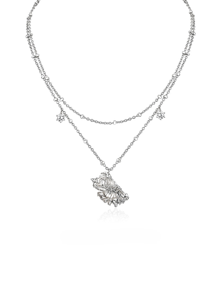 Conch Double Layer Overlapping Choker - CHINASQUAD