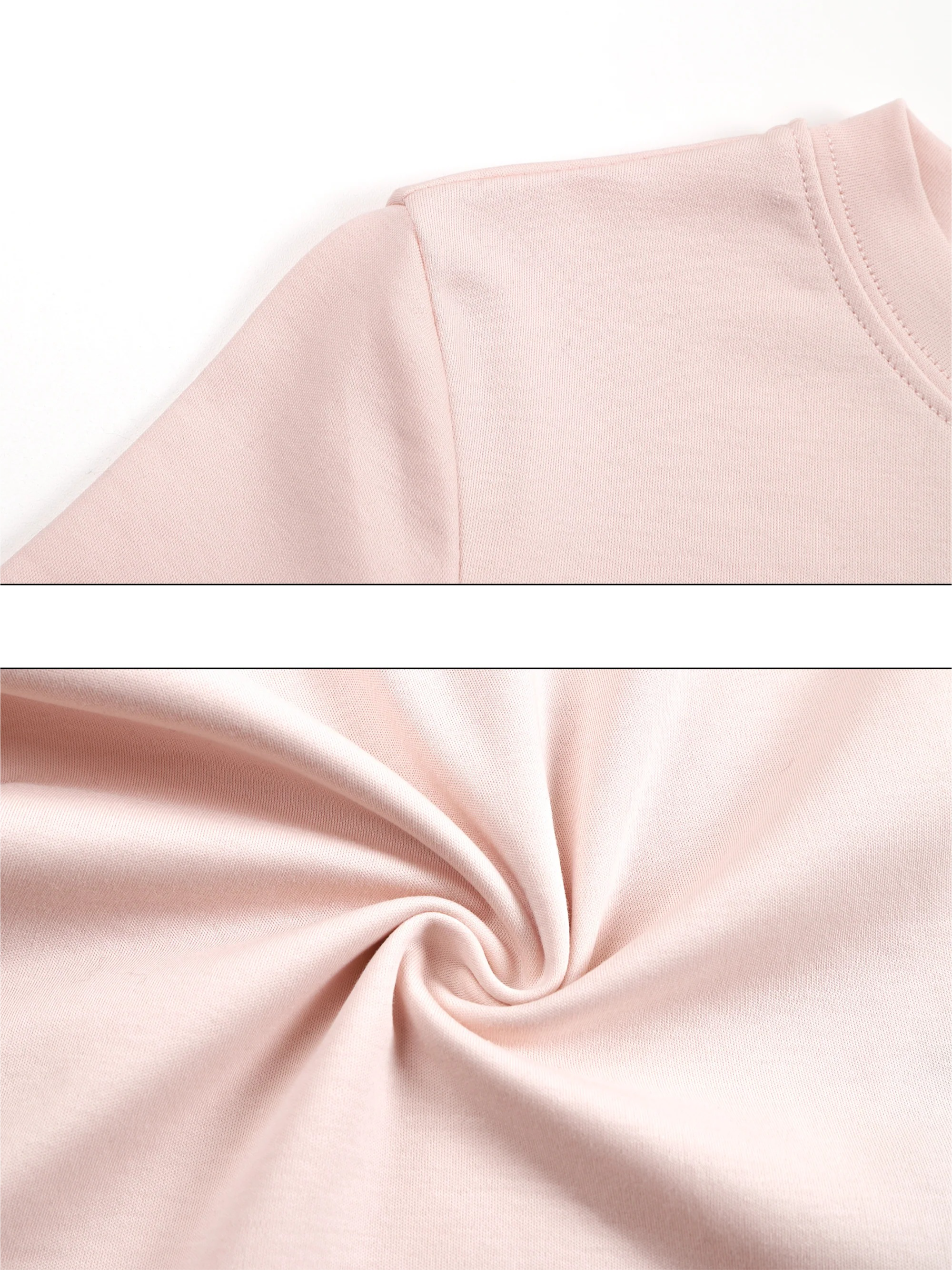 Letters Print Baby Tee In Pink