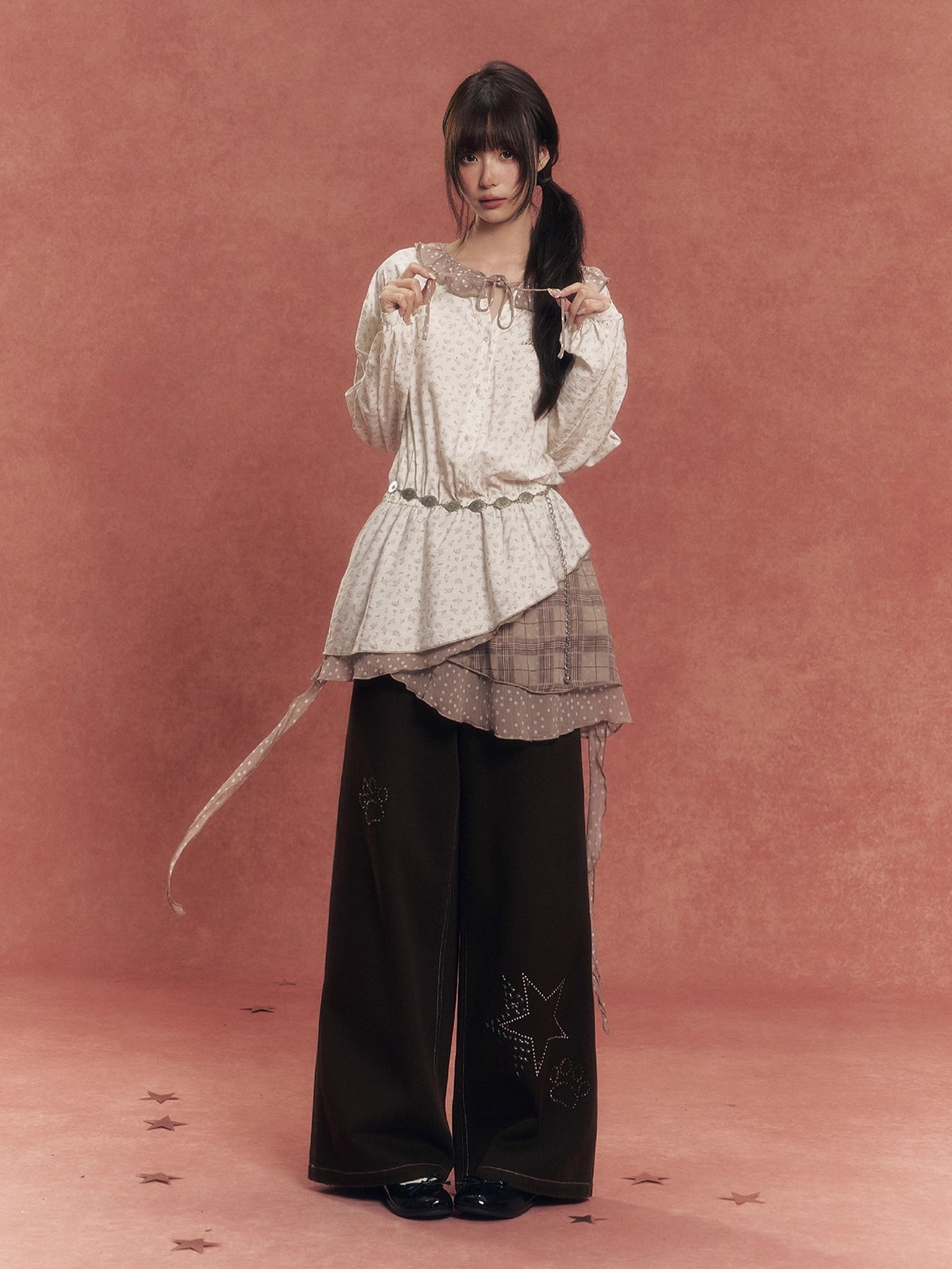 Vintage Washed Straight-Leg Denim Jeans