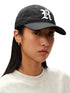 Retro R Embroidered Curved Brim Baseball Cap - CHINASQUAD