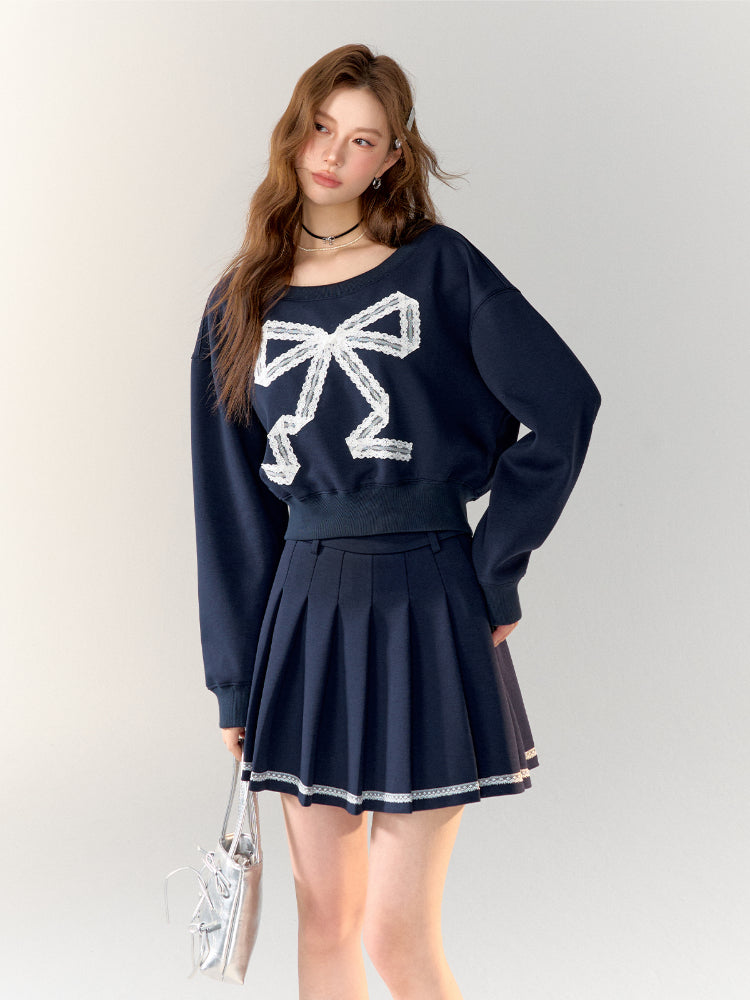 Lace Bow Skirt - CHINASQUAD