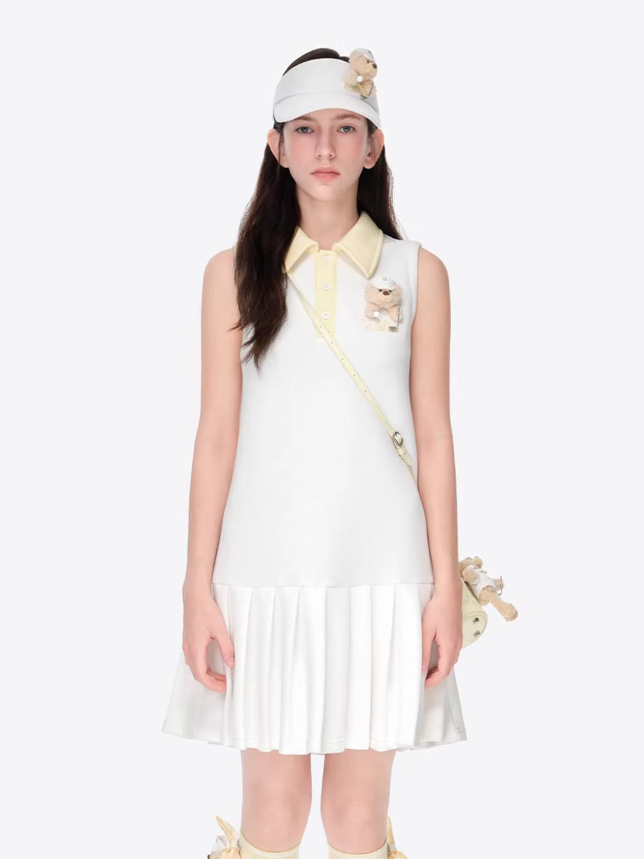 Polo Collar Golf Mini Dress