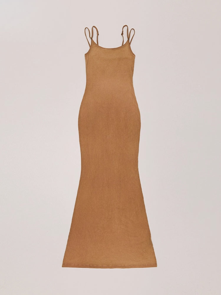 Wildworld Mermaid Knitted Silk Brace Dress