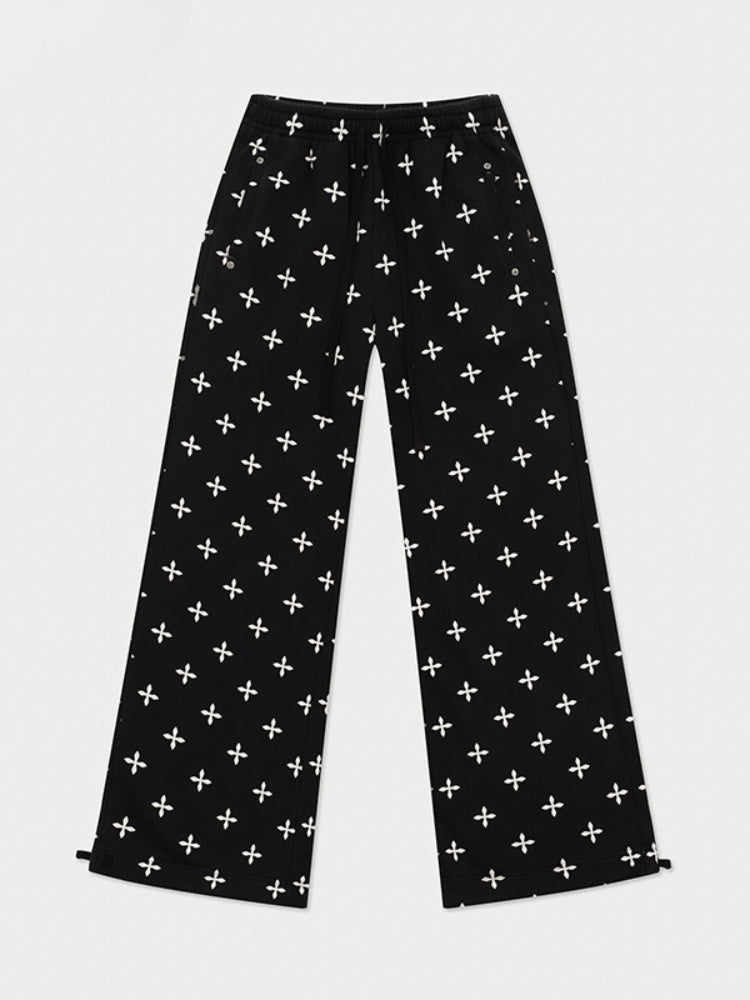All-Over Print Tie-Dye Sports Paratrooper Pants - CHINASQUAD