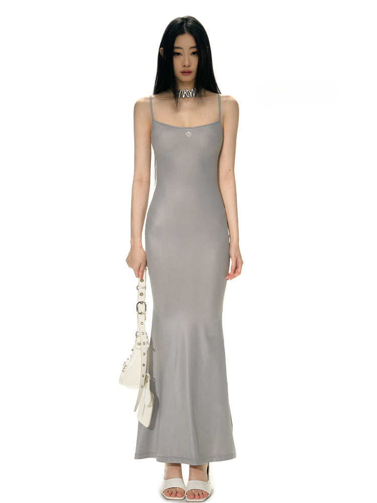 Mermaid Tail Stretch Spaghetti Dress - CHINASQUAD