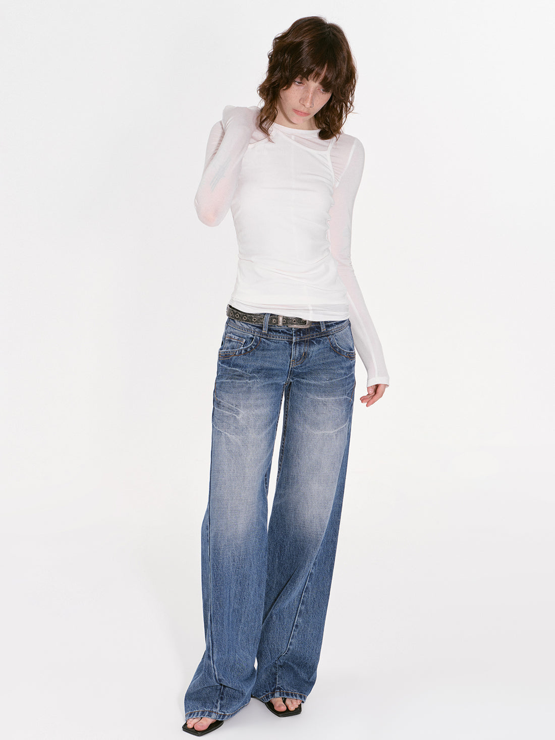 Retro Wash Blue Jeans - CHINASQUAD