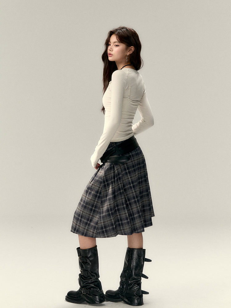 Butterfly Bow Vest & Base Layer T-Shirt Long-Sleeve Set - CHINASQUAD