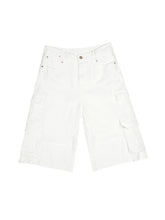 Printed Denim Shorts - CHINASQUAD