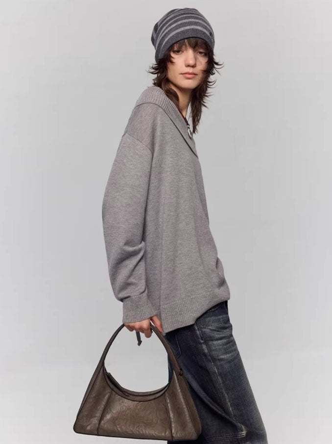 Waxed Eco-Leather Shoulder & Handbag