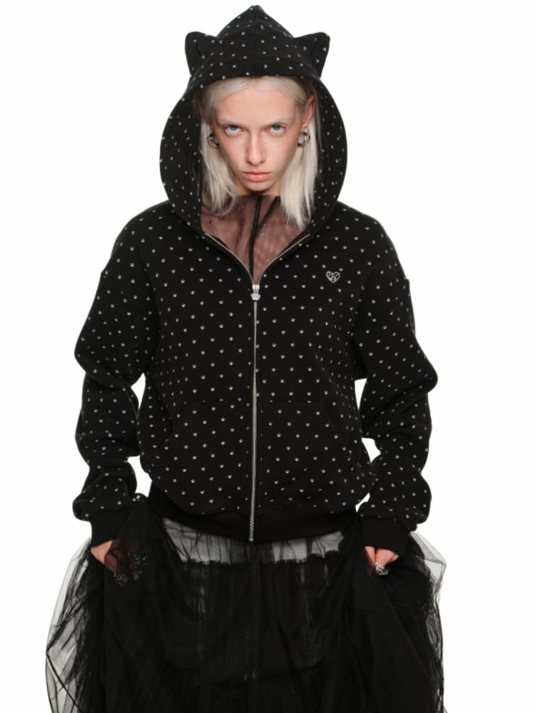 Cat Paw Hooded Sweatshirt - CHINASQUAD
