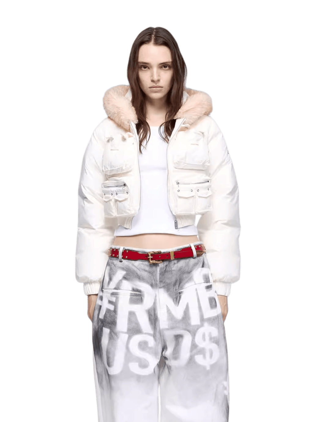 Structured Pocket Down Jacket