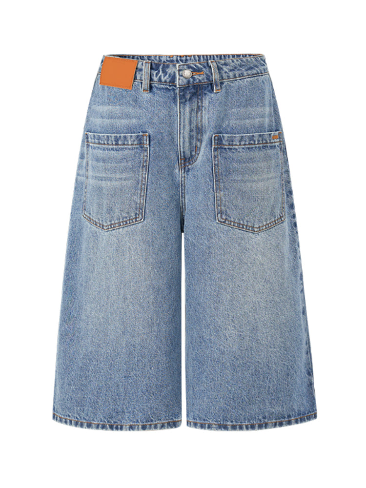 Washed Low - Rise 5 - Inch Denim Shorts - CHINASQUAD