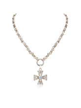 Layered Cross Pendant Necklace - CHINASQUAD