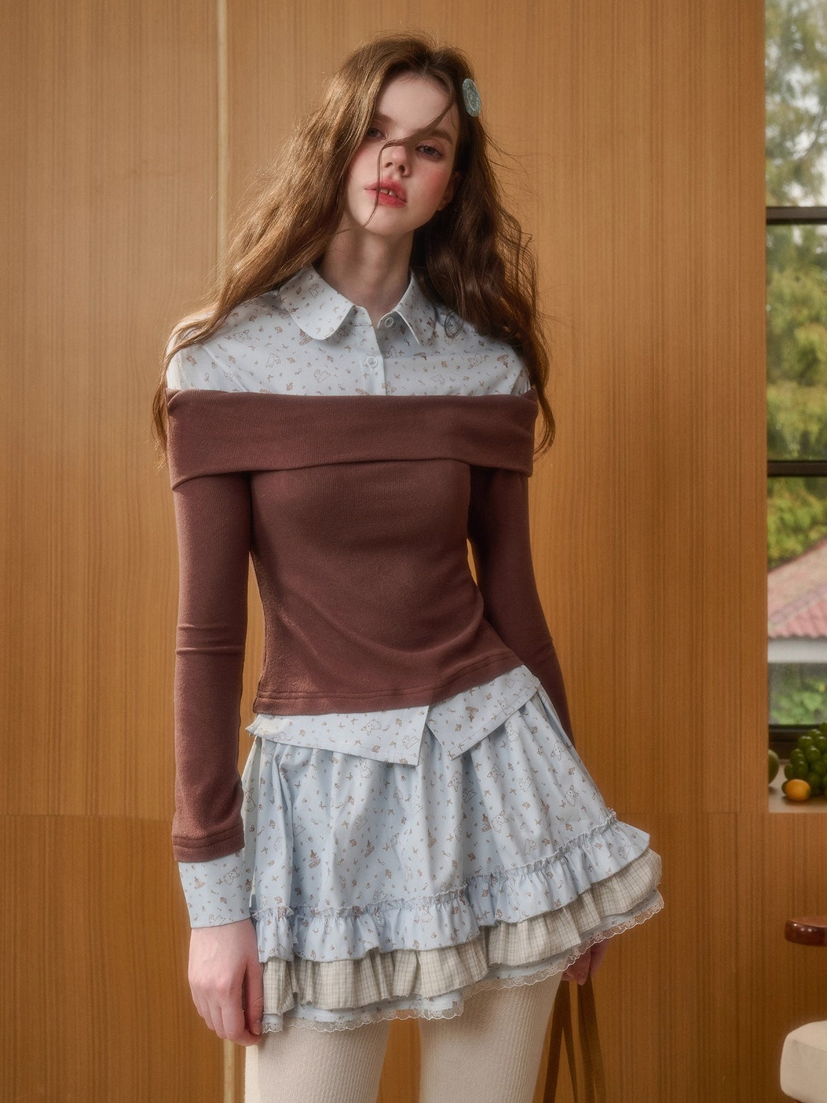 Tundra Bunny Original Printed Two-Piece Set