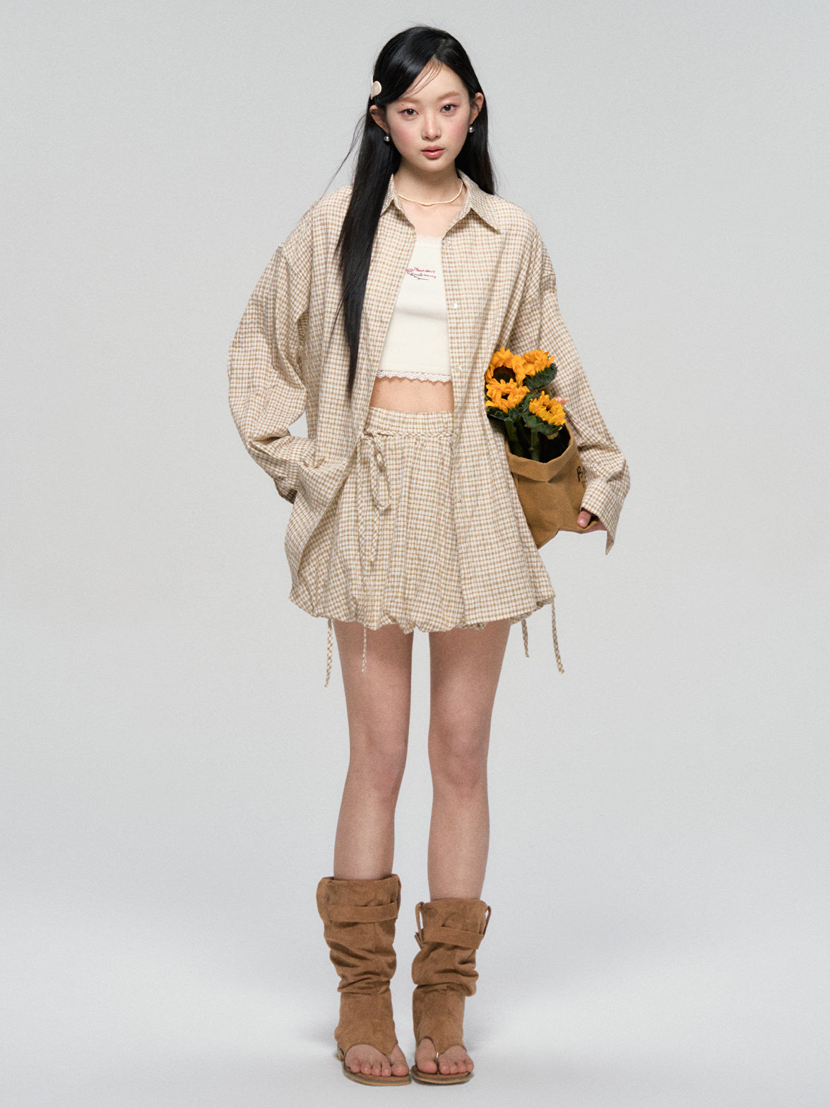 Lace Trim Embroidered Knit Tank - CHINASQUAD