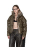 Fur Leather Patchwork Down  - CHINASQUAD