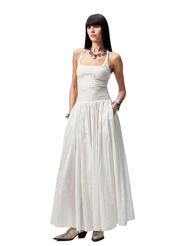 Knit Jacquard Knot Dress - CHINASQUAD