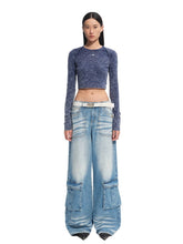 "Feria Series" Volcano Washed Cropped T-shirt - CHINASQUAD